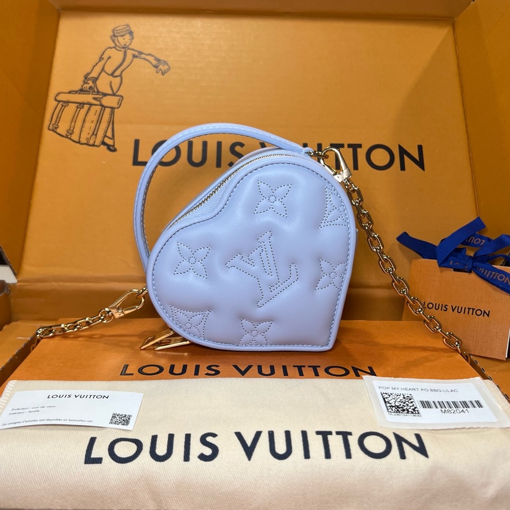 Louis Vuitton Pop My Heart Pouch In Lilac